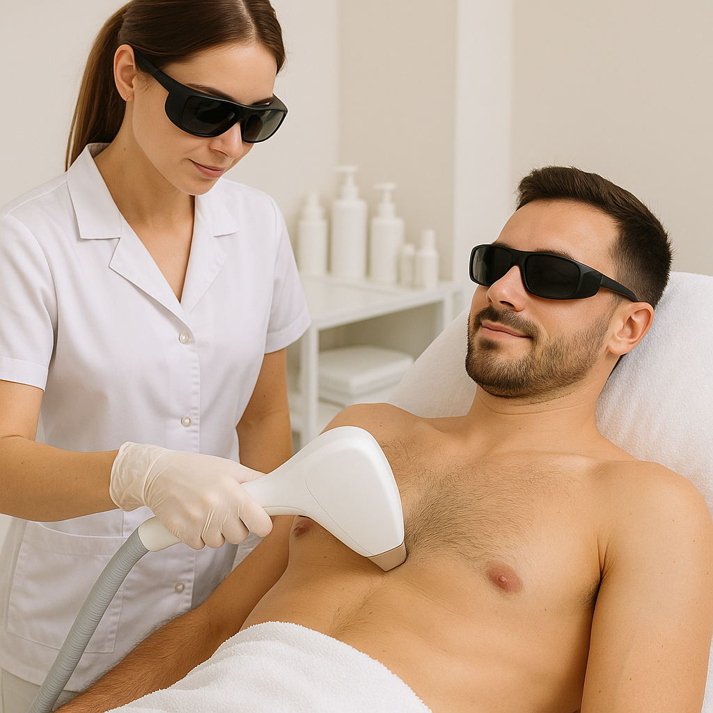 luminè, trattamenti, depilazione maschile, centro estetico venezia